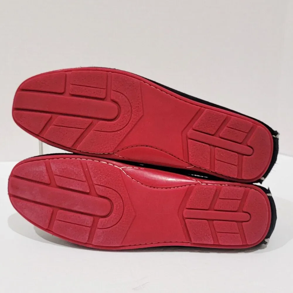 TB Phelps Verona Driving Loafers Mens Size 8.5 Black Suede Slip On Boat Shoes